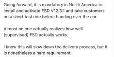 特斯拉大力推荐自动驾驶！马斯克：几乎没人意识到FSD有多好